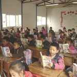 Children resumed to classes after the ceremony, anticipating for the project completion and a safer school environment