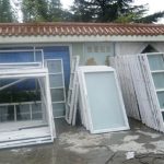 School teachers and staffs cleaned up the campus after the earthquake