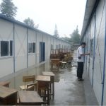 Temporary shelters provided by the Provincial Government shortly after the earthquake 3